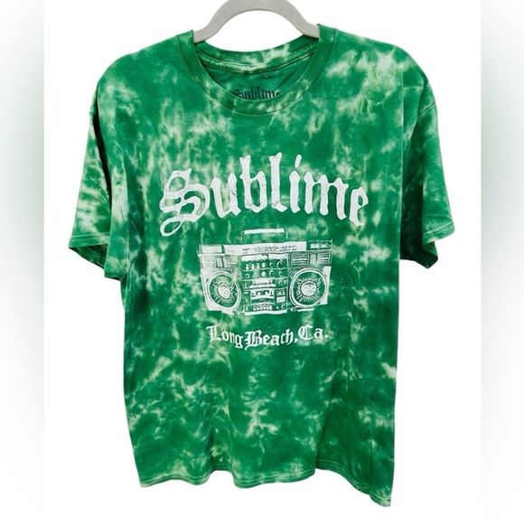 Tops - Sublime Green Tie-Dye T-Shirt